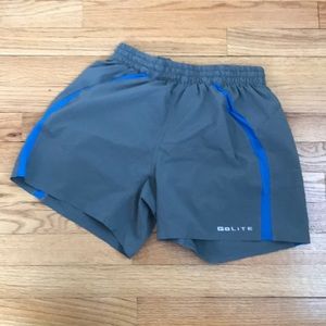 Gray GoLite Men’s Running Shorts, Size Small